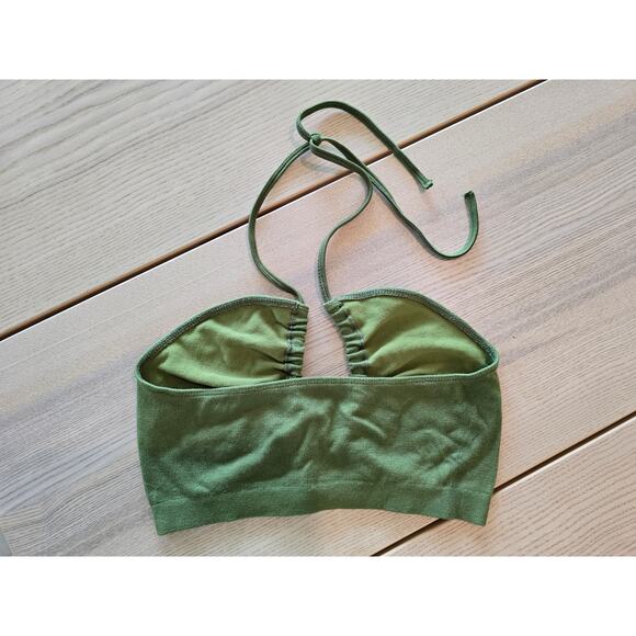 UO‎ Out From Under Cozy Up Seamless Convertible Bra Top – M/L, Green, New - Picture 2 of 2